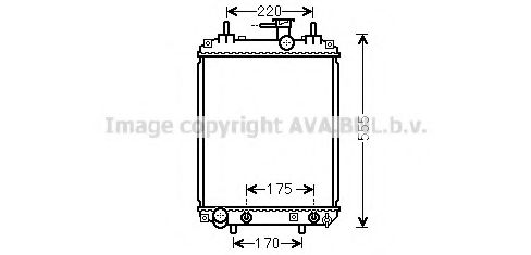 Imagine Radiator, racire motor PRASCO DU2073