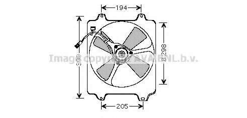 Imagine Ventilator, radiator PRASCO DU7501