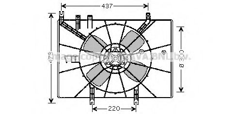 Imagine Ventilator, radiator PRASCO DU7504