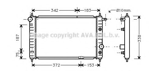 Imagine Radiator, racire motor PRASCO DW2008