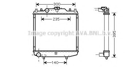 Imagine Radiator, racire motor PRASCO DW2051