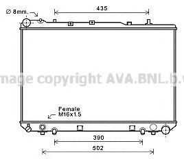 Imagine Radiator, racire motor PRASCO DW2101