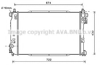Imagine Radiator, racire motor PRASCO DW2134