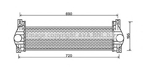 Imagine Intercooler, compresor PRASCO DW4093