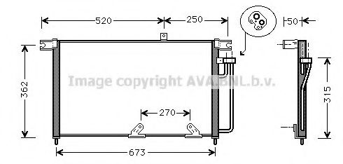 Imagine Condensator, climatizare PRASCO DW5033