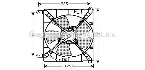 Imagine Ventilator, radiator PRASCO DW7501