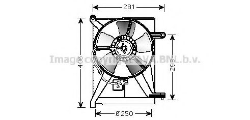 Imagine Ventilator, radiator PRASCO DW7510