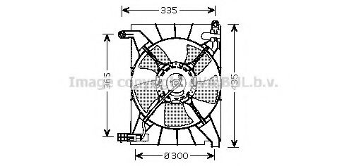 Imagine Ventilator, radiator PRASCO DW7511