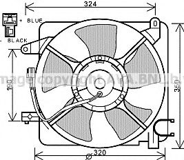 Imagine Ventilator, radiator PRASCO DW7519