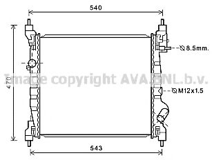 Imagine Radiator, racire motor PRASCO DWA2141