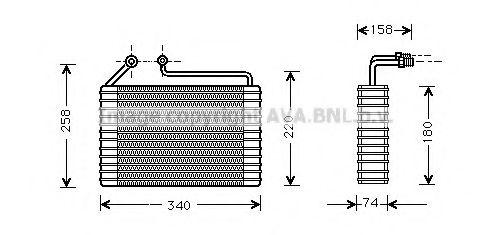 Imagine evaporator,aer conditionat PRASCO DWV034