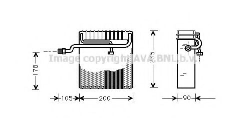 Imagine evaporator,aer conditionat PRASCO DWV036