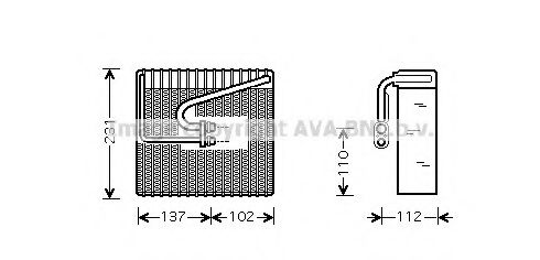 Imagine evaporator,aer conditionat PRASCO DWV058