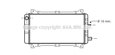 Imagine Radiator, racire motor PRASCO FD2005