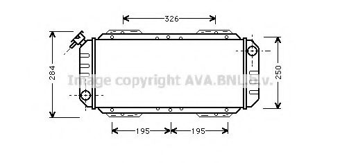 Imagine Radiator, racire motor PRASCO FD2008