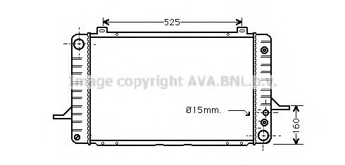 Imagine Radiator, racire motor PRASCO FD2032