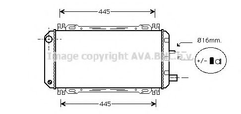 Imagine Radiator, racire motor PRASCO FD2048