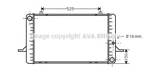 Imagine Radiator, racire motor PRASCO FD2049