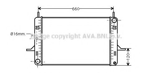 Imagine Radiator, racire motor PRASCO FD2060