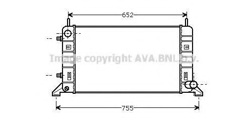 Imagine Radiator, racire motor PRASCO FD2079