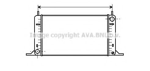 Imagine Radiator, racire motor PRASCO FD2096