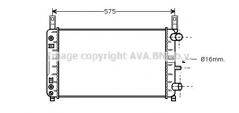 Imagine Radiator, racire motor PRASCO FD2118