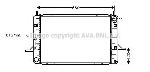 Imagine Radiator, racire motor PRASCO FD2123