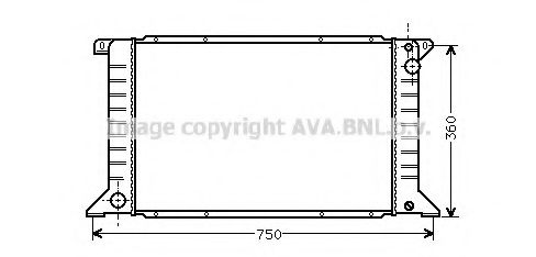 Imagine Radiator, racire motor PRASCO FD2170