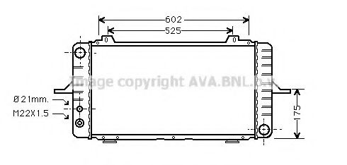 Imagine Radiator, racire motor PRASCO FD2189