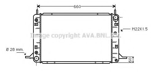 Imagine Radiator, racire motor PRASCO FD2194