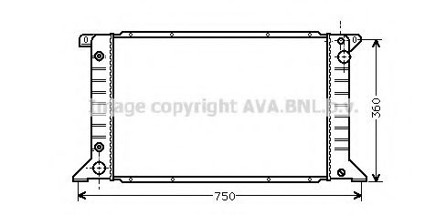 Imagine Radiator, racire motor PRASCO FD2200