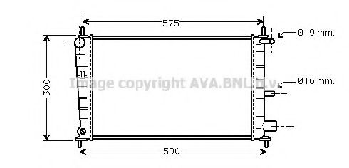 Imagine Radiator, racire motor PRASCO FD2217