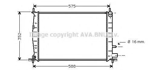 Imagine Radiator, racire motor PRASCO FD2220