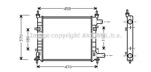 Imagine Radiator, racire motor PRASCO FD2257