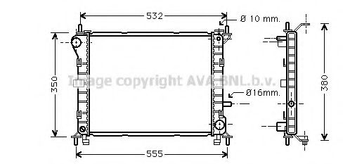 Imagine Radiator, racire motor PRASCO FD2263