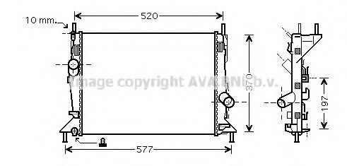 Imagine Radiator, racire motor PRASCO FD2368