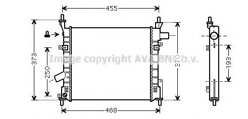 Imagine Radiator, racire motor PRASCO FD2372