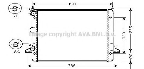 Imagine Radiator, racire motor PRASCO FD2396