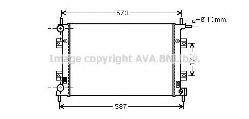 Imagine Radiator, racire motor PRASCO FD2398