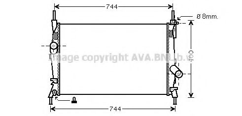 Imagine Radiator, racire motor PRASCO FD2403