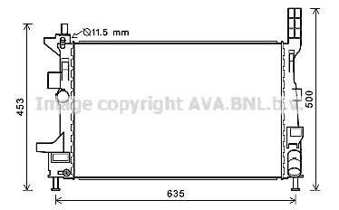 Imagine Radiator, racire motor PRASCO FD2578