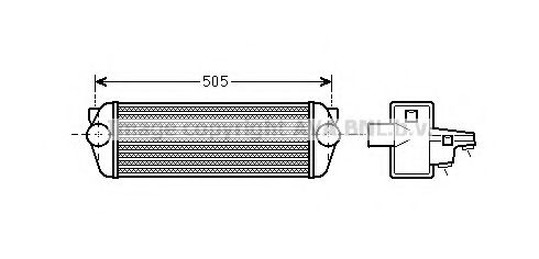 Imagine Intercooler, compresor PRASCO FD4443