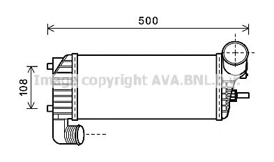 Imagine Intercooler, compresor PRASCO FD4574