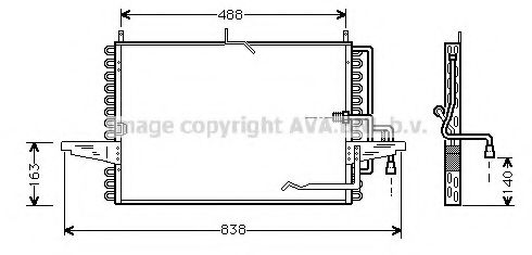 Imagine Condensator, climatizare PRASCO FD5213