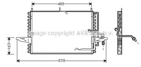 Imagine Condensator, climatizare PRASCO FD5253