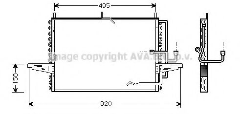 Imagine Condensator, climatizare PRASCO FD5255