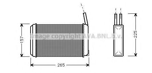 Imagine Schimbator caldura, incalzire habitaclu PRASCO FD6094