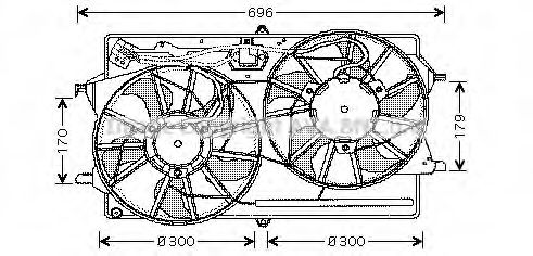 Imagine Ventilator, radiator PRASCO FD7505