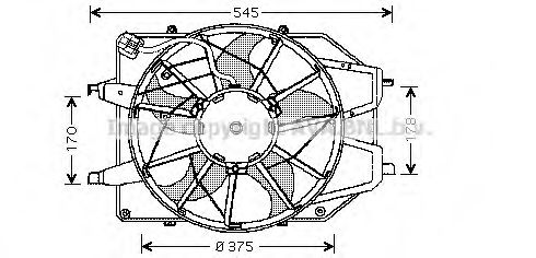 Imagine Ventilator, radiator PRASCO FD7509