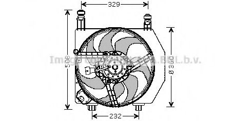 Imagine Ventilator, radiator PRASCO FD7526